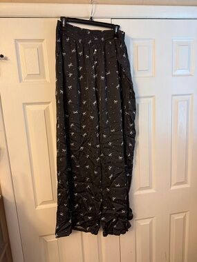 Aerie satin trouser pj LONG